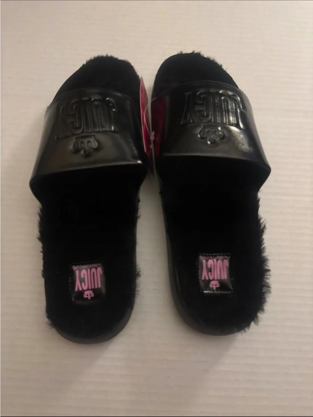 Juicy Couture Black Slides